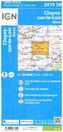 IGN Karte, Serie Bleue Cloyes-sur-le-Loir. Moree