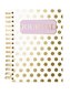 Hard Bound Journal: Gold Dot - Hardcover-Notizbuch mit stabiler Ringbindung: Goldene Punkte
