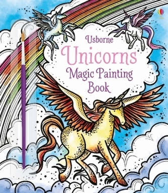 Unicorns Magic Painting Book, w. paintbrush