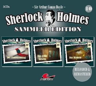 Sherlock Holmes Sammler Edition. Folge.10, 3 Audio-CD