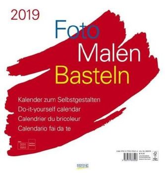 Foto-Malen-Basteln Bastelkalender weiß 2019