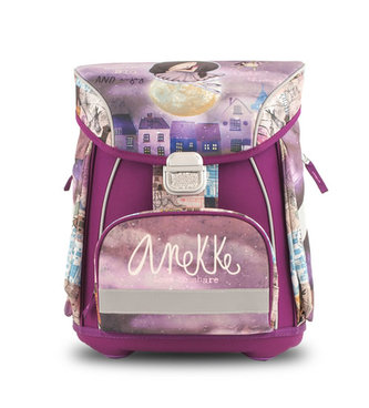 Anekke: Aktovka s přední kapsou Balerina metal zámek