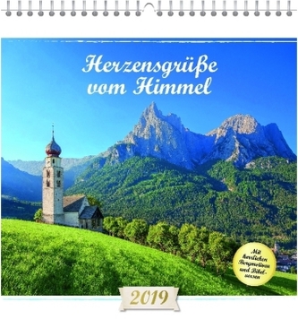 Herzensgrüße vom Himmel 2019 - Wandkalender