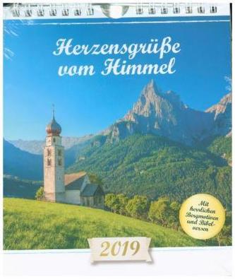 Herzensgrüße vom Himmel 2019 - Postkartenkalender