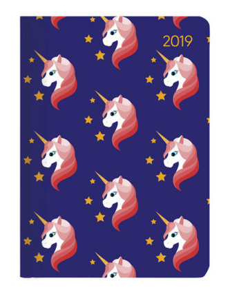 Mini-Buchkalender Style Unicorn 2019