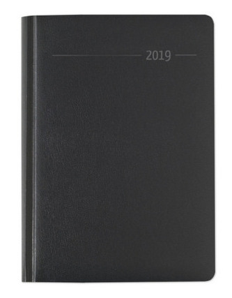 Buchkalender Balacron schwarz 2019