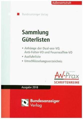 Sammlung Güterlisten - Ausgabe 2018