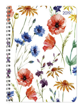Ladytimer Ringbuch Flowers 2019