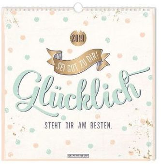 Wandkalender Glücklich 2019
