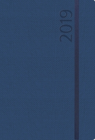 Agenda Struktur dunkelblau L 2019