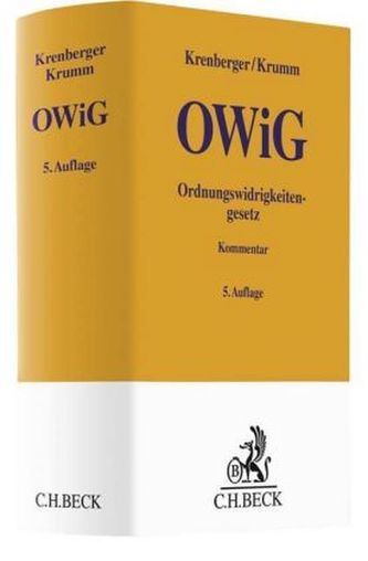 OWiG, Ordnungswidrigkeitengesetz, Kommentar