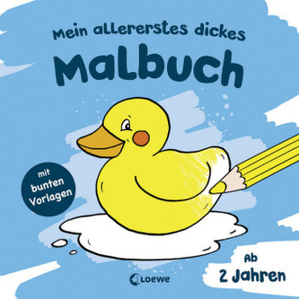 Mein allererstes dickes Malbuch (Badeente)