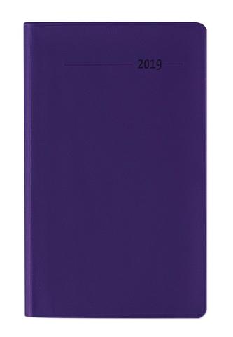 Taschenplaner Leporello lila 2019