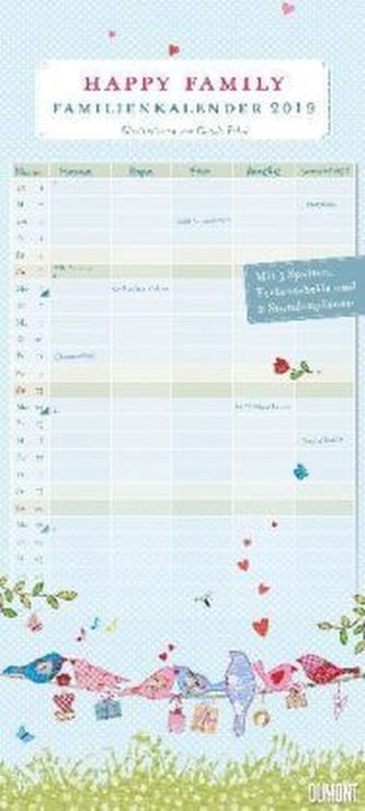 Happy Family Familienkalender 2019