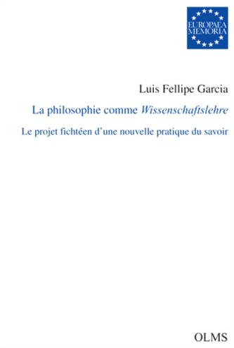 La philosophie comme Wissenschaftslehre