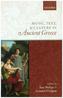 Music, Text, and Culture in Ancient Greece