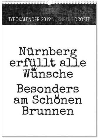 Typokalender Nürnberg 2019