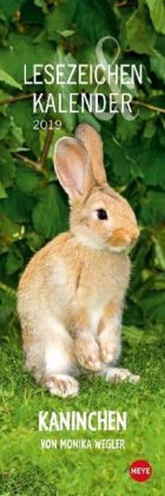 Kaninchen Lesezeichen & Kalender 2019
