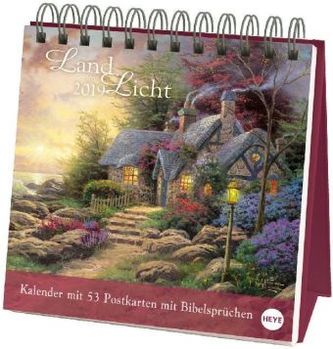 Land im Licht, Postkartenkalender 2019