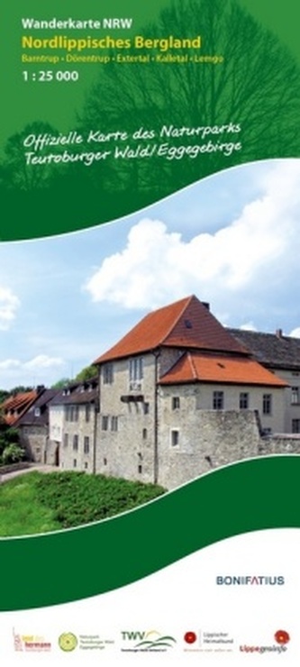 Wanderkarte NRW: Nordlippisches Bergland