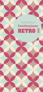 Familienplaner / Family Planner Retro 2019