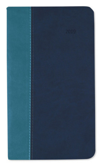 Taschenkalender Premium Water (türkis / blau) 2019