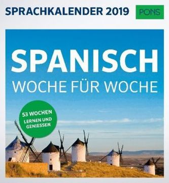 PONS Sprachkalender 2019 Spanisch Woche für Woche