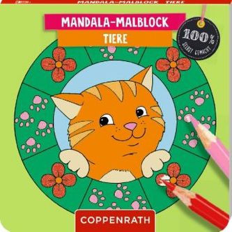 Mandala-Malblock Tiere