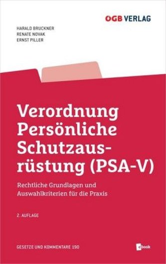 Verordnung Persönliche Schutzausrüstung (PSA-V), m. 1 E-Book