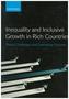Inequality and Inclusive Growth in Rich Countries