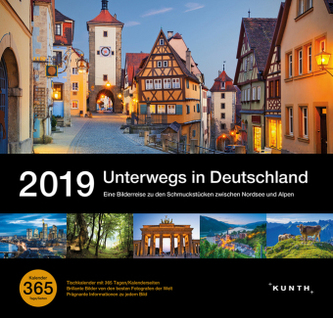Unterwegs in Deutschland 2019, Tischkalender Unterwegs in Deutschland 2019, Tischkalender