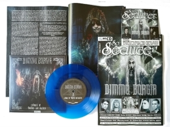 Titelstory Dimmu Borgir, m. blau-transparenter 7''-Vinylsingle (Schallplatte)  + Audio-CD
