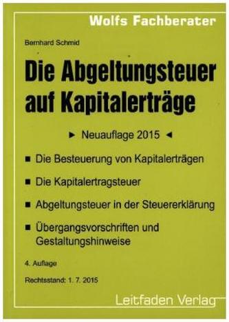 Die Abgeltungsteuer auf Kapitalerträge