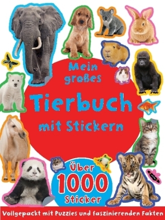 Mein großes Tierbuch mit Stickern