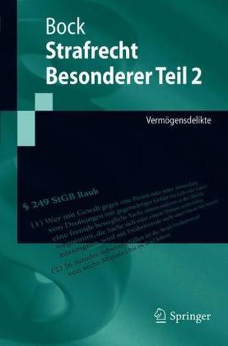 Strafrecht Besonderer Teil II. Tl.2
