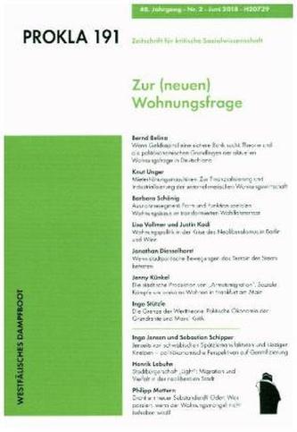 Zur (neuen) Wohnungsfrage