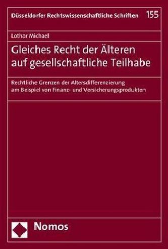 Gleiches Recht der Älteren auf gesellschaftliche Teilhabe