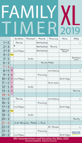 XL Family Timer 2019