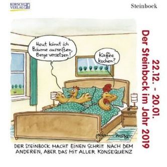 Der Steinbock im Jahr 2019