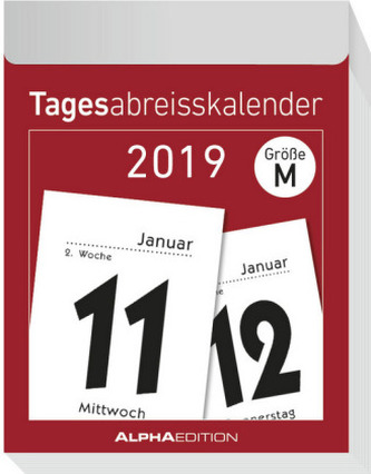 Tagesabreißkalender M 2019