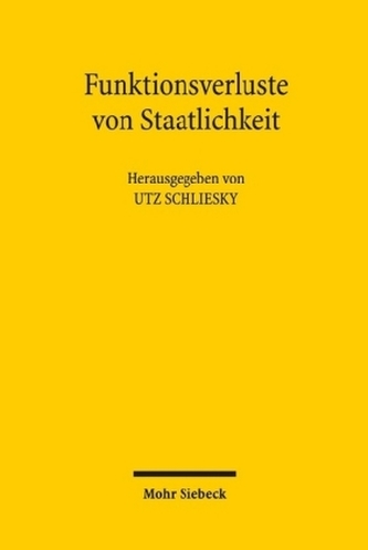 Funktionsverluste von Staatlichkeit