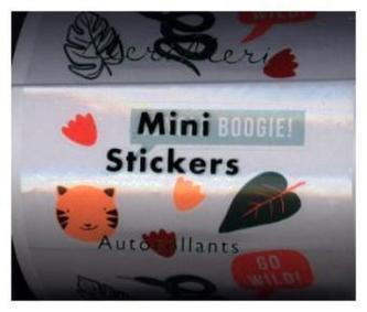 Mini-Aufkleber Dschungel auf Rolle