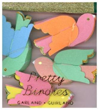 Mini-Girlande Hübsche Vögel