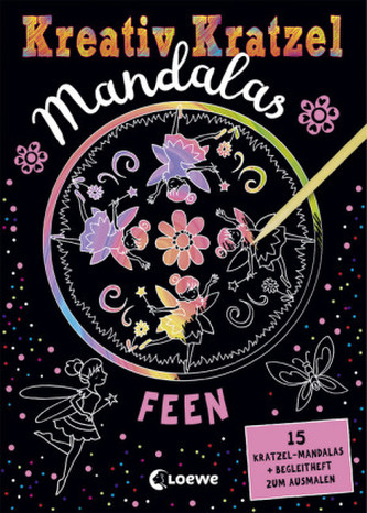 Kreativ-Kratzel Mandalas: Feen