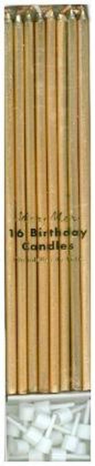 Lange Kerzen in Gold