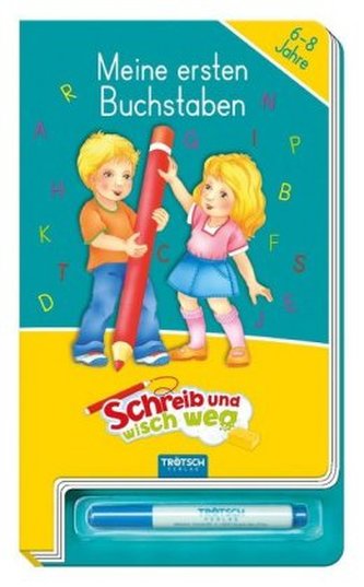 Schreib und wisch weg Buchstaben