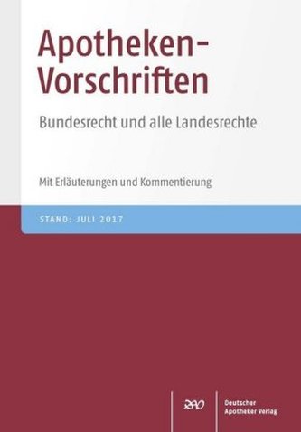 Apotheken-Vorschriften CD-ROM, 1 CD-ROM