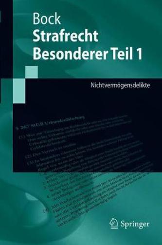 Strafrecht Besonderer Teil I. Tl.1