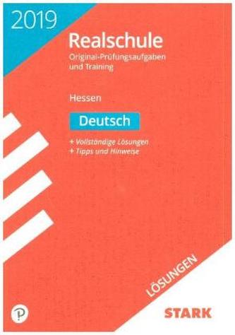 Realschule 2019 - Hessen -Deutsch Lösungsheft