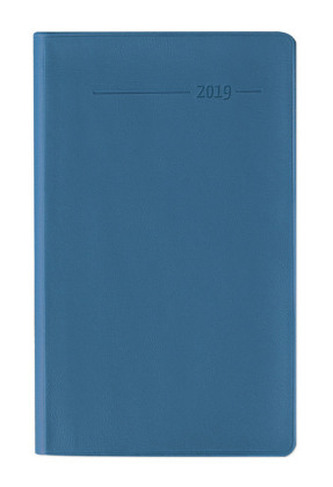 Taschenplaner Leporello aqua 2019